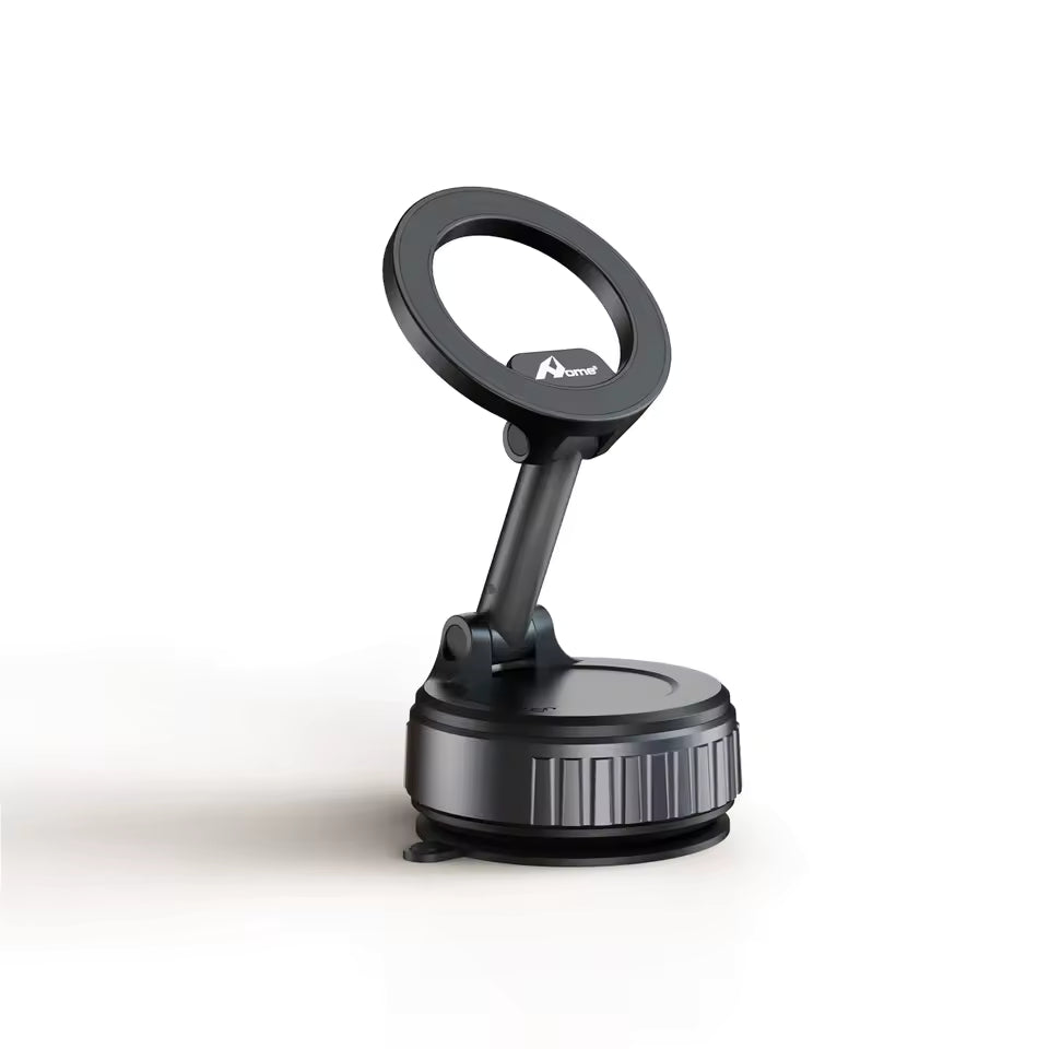 Soporte Magnético para Móvil en Coche — Ventosa 360° para Salpicadero