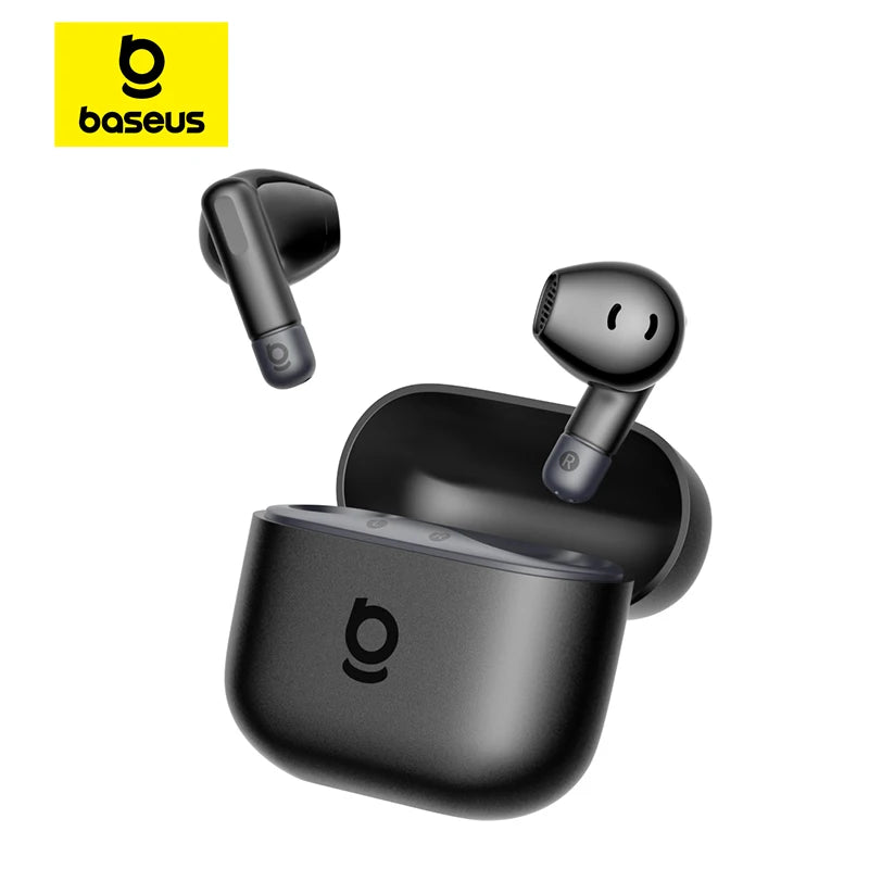 Auriculares Inalámbricos Baseus Bass BS2 Lite — Bluetooth 6.0, ENC, 40H, IP55